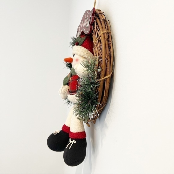 Christmas Wreath Snowman “We Love Snow” - Picture 12 of 13